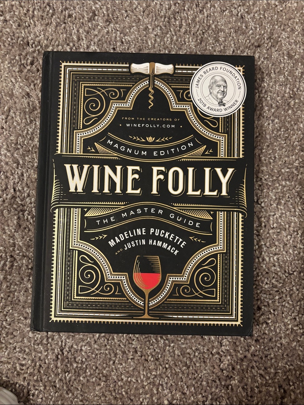 Wine Folly The Master Guide - Black & Gold Hardcover